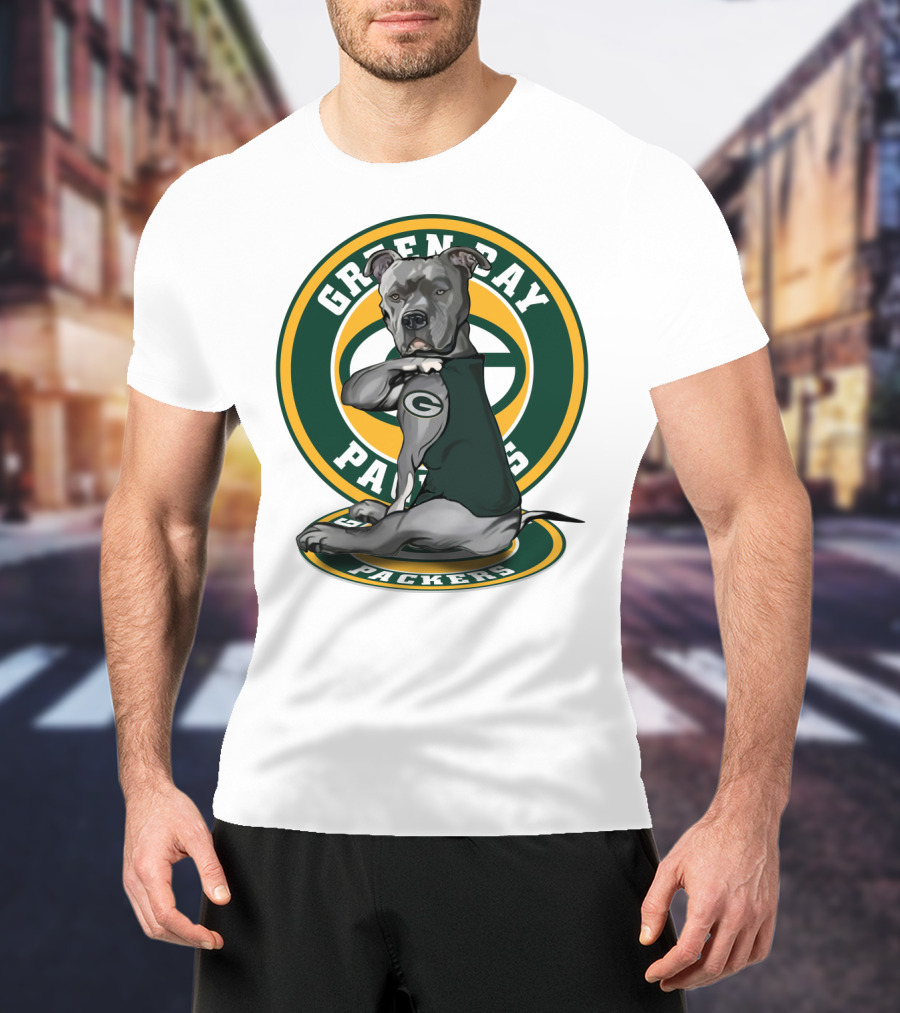 Green Bay Packers Pitbull T-Shirt