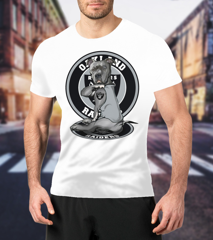 Oakland Raiders Pitbull Raiders T-Shirt