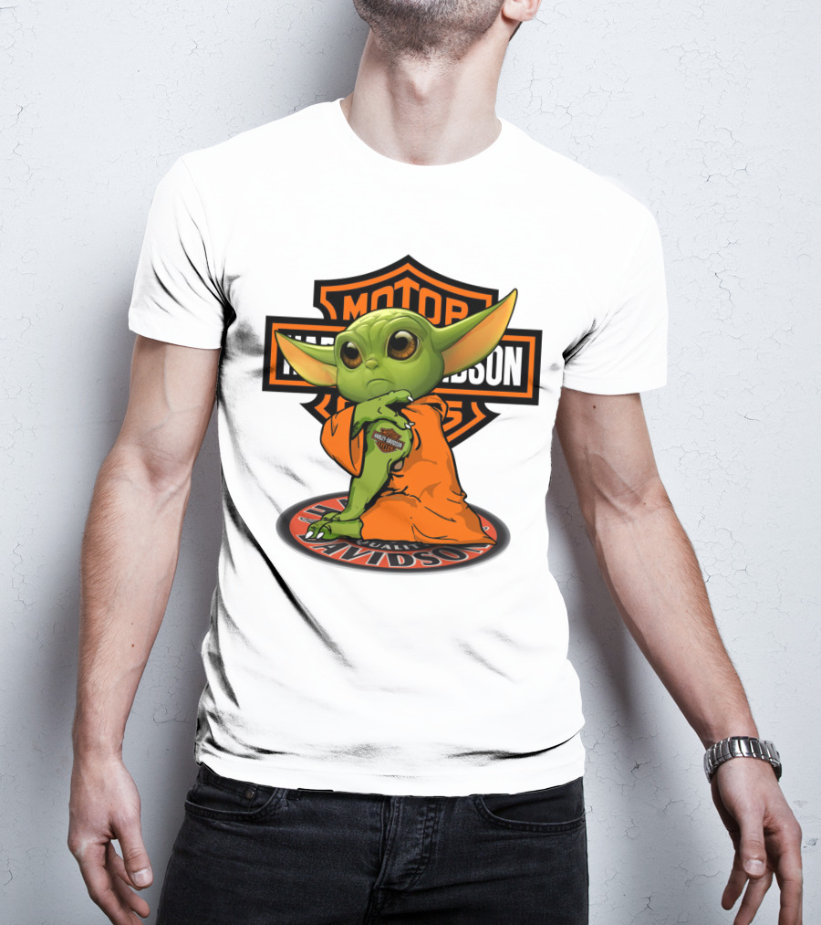 Harley Davidson Yoda Motorcycles T-Shirt