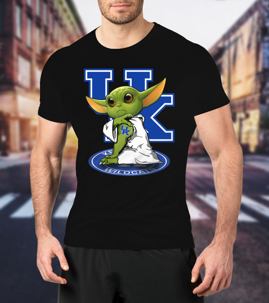 Kentucky Wildcats Yoda Baby UK T-Shirt