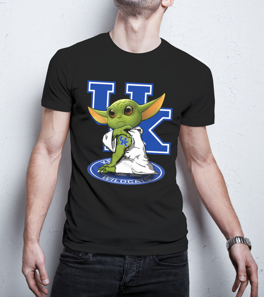 Kentucky Wildcats Yoda Baby UK T-Shirt