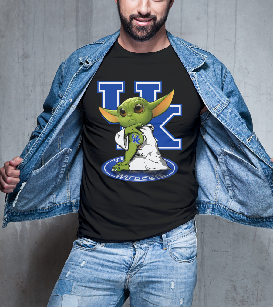 Kentucky Wildcats Yoda Baby UK T-Shirt