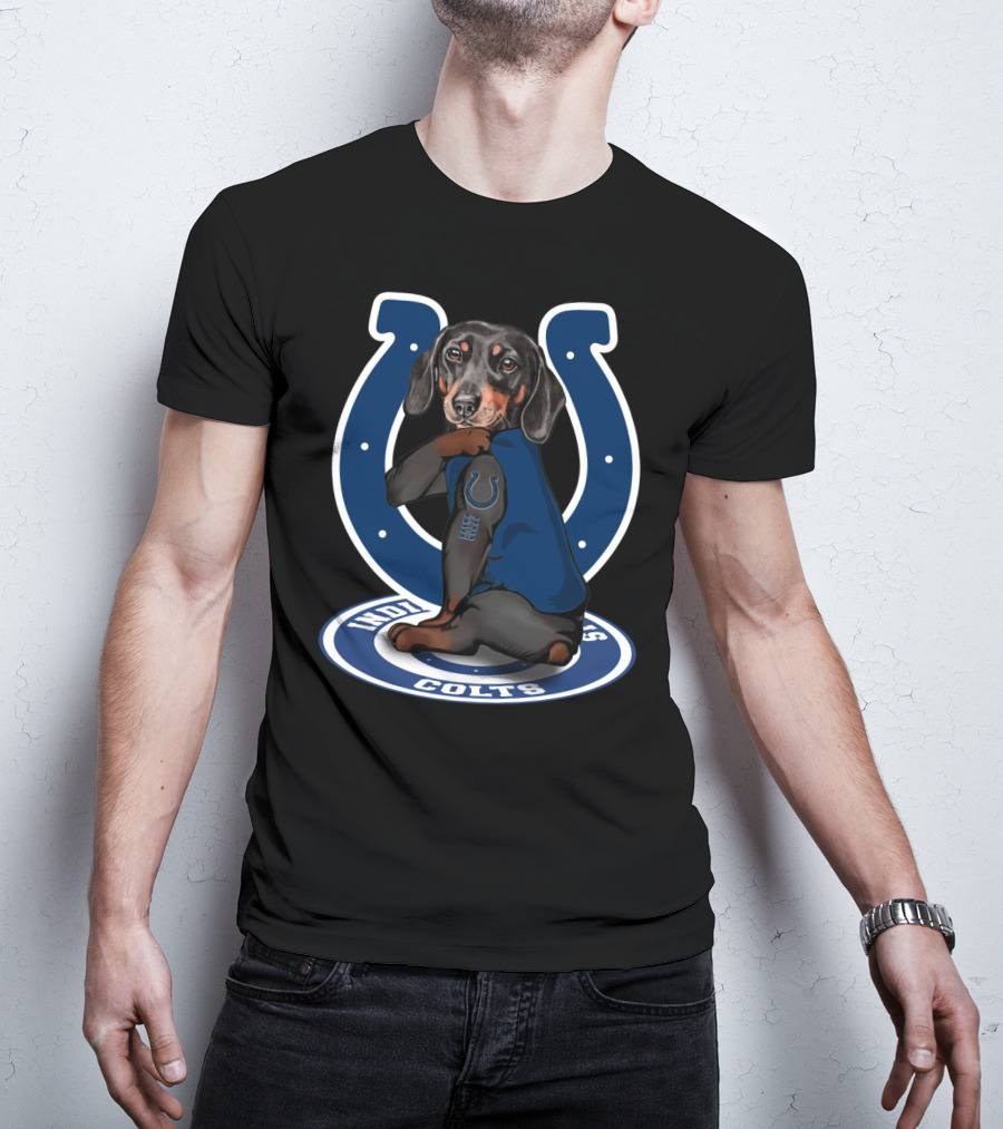 Indianapolis Colts Dachshunds Fan T-Shirt