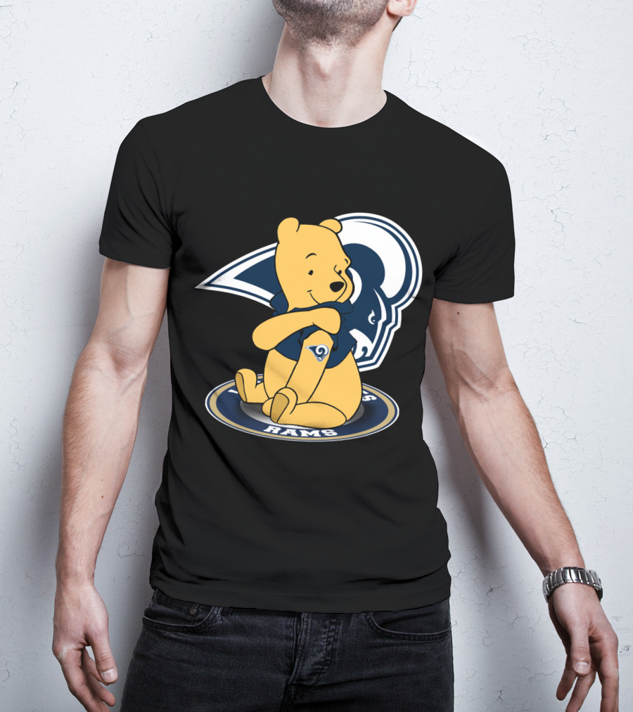 Pooh Rams LA Football Bear T-Shirt