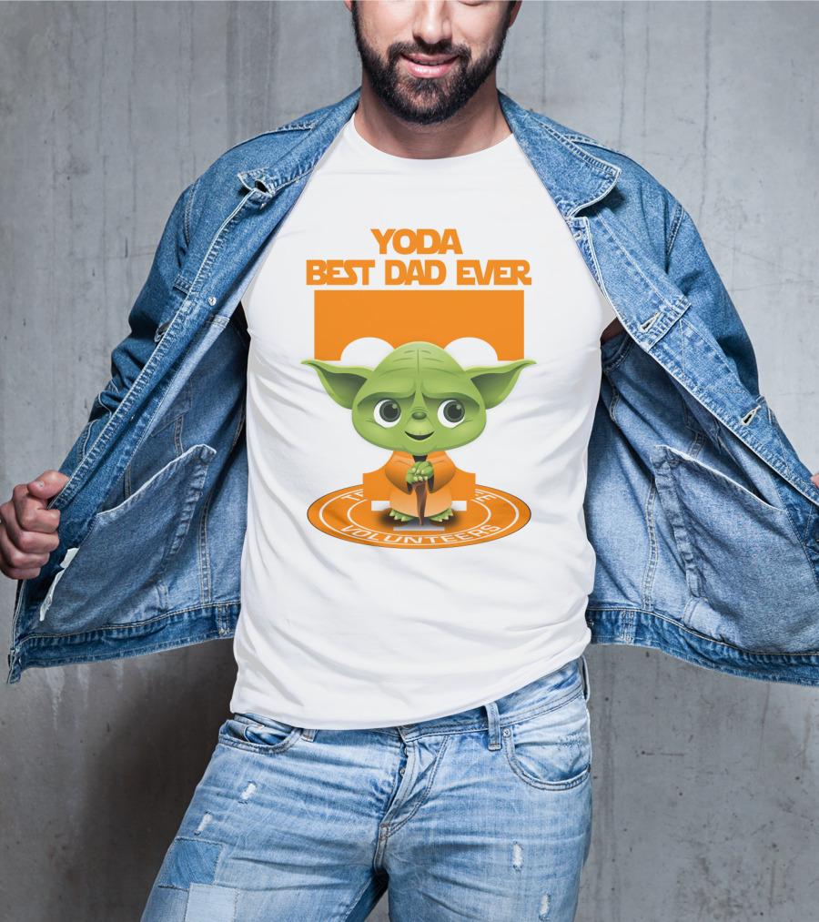 Yoda Best Dad Ever Tennessee Volunteers T-Shirt