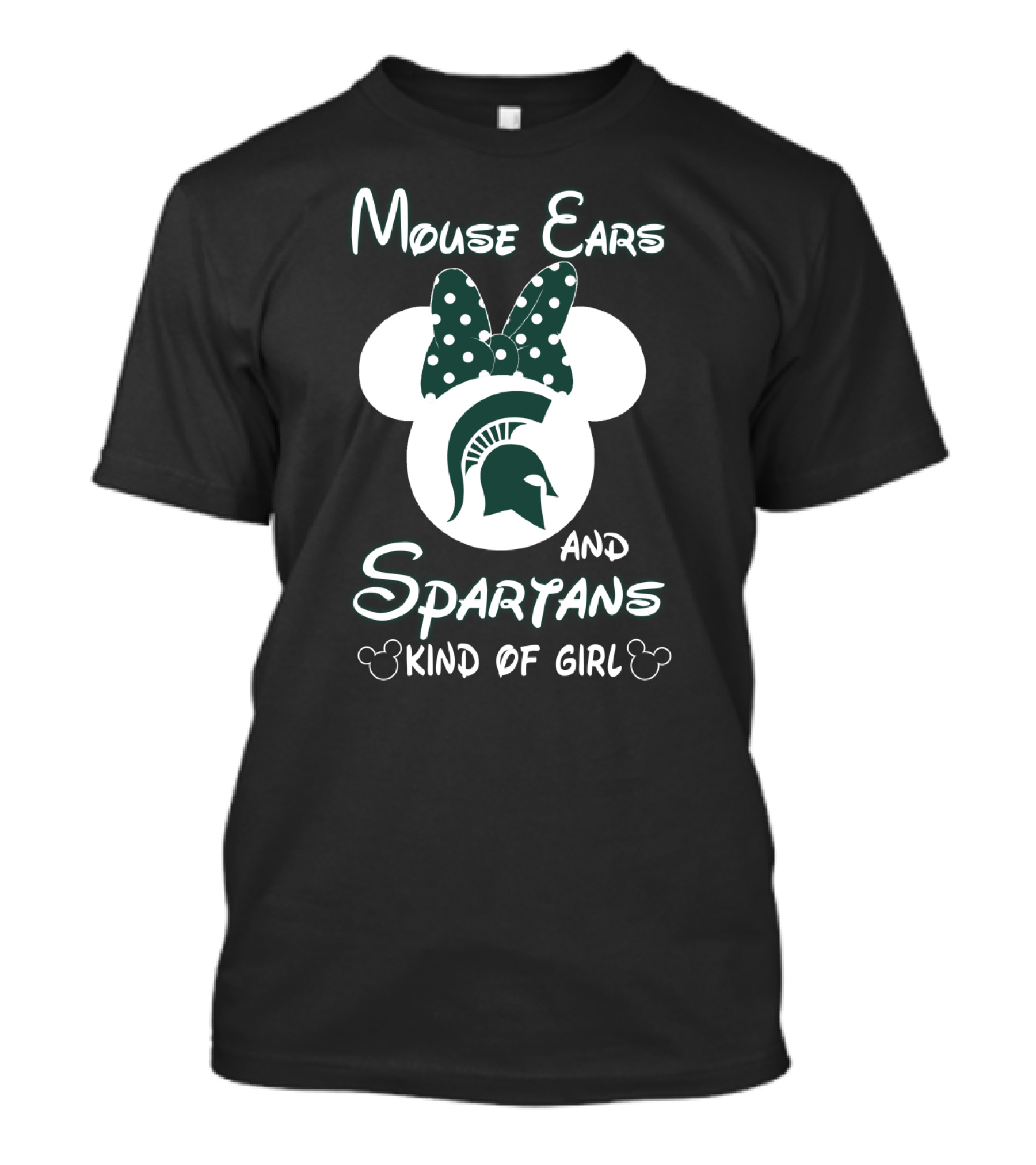 Mouse Ears And Spartans Kind Of Girl T-Shirt