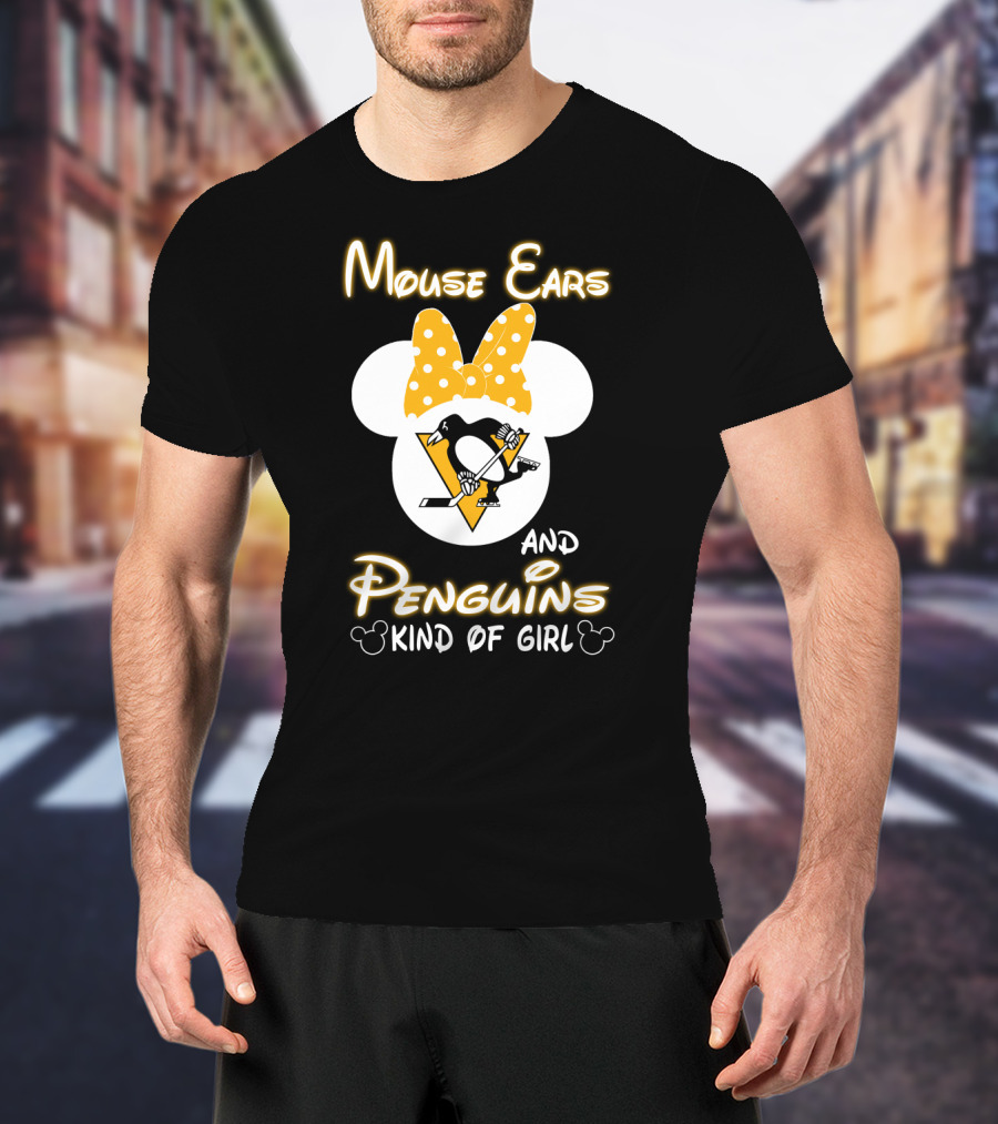 Mouse Ears And Penguins Kind Of Girl T-Shirt
