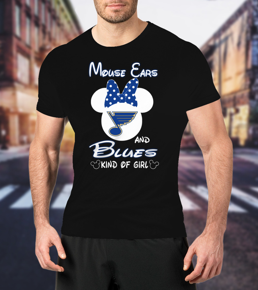 Mouse Ears And Blues Kind Of Girl T-Shirt