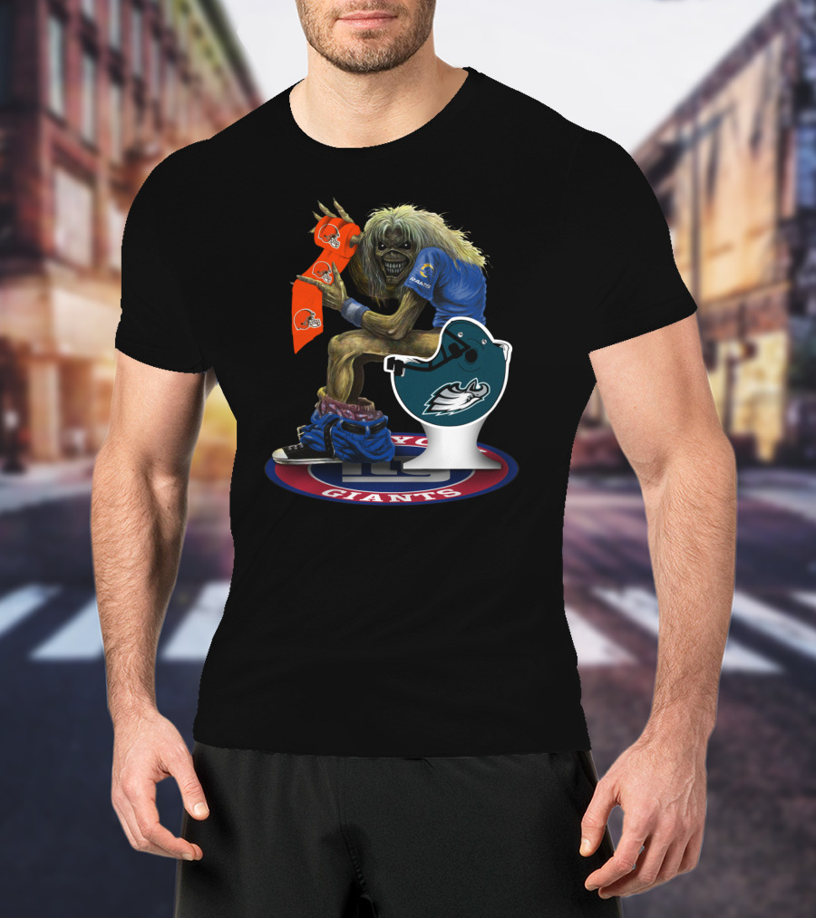 Eddie Giants Browns Eagles Nfl Rivalry T-Shirt