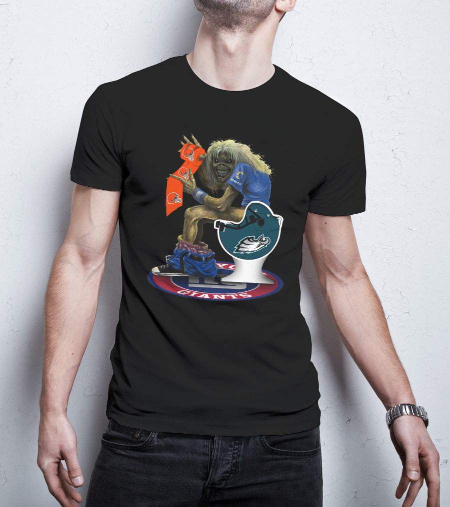 Eddie Giants Browns Eagles Nfl Rivalry T-Shirt