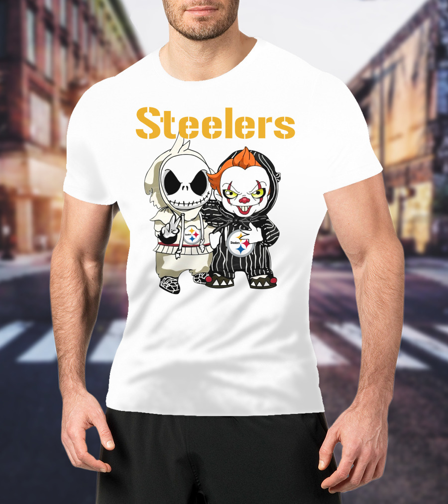 Steelers Jack Pennywise Cartoon Characters T-Shirt