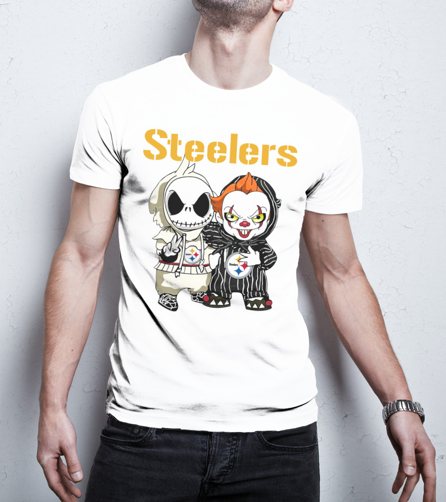 Steelers Jack Pennywise Cartoon Characters T-Shirt
