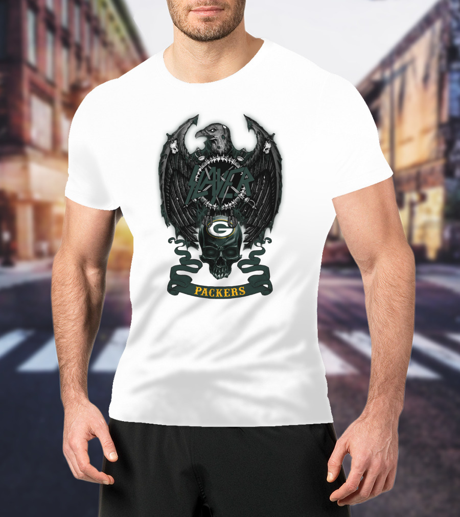 Slayer Packers Skull T-Shirt