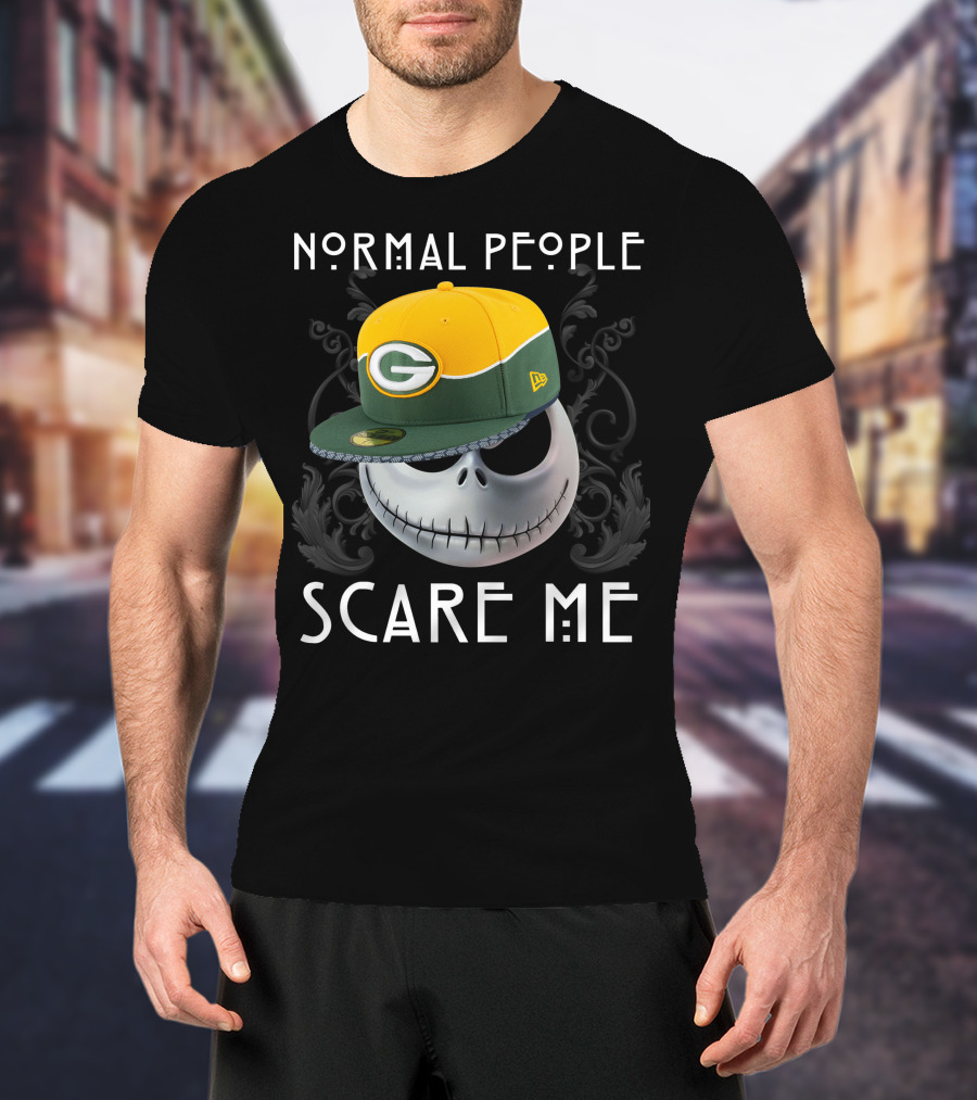 NORMAL PEOPLE SCARE ME Packers T-Shirt