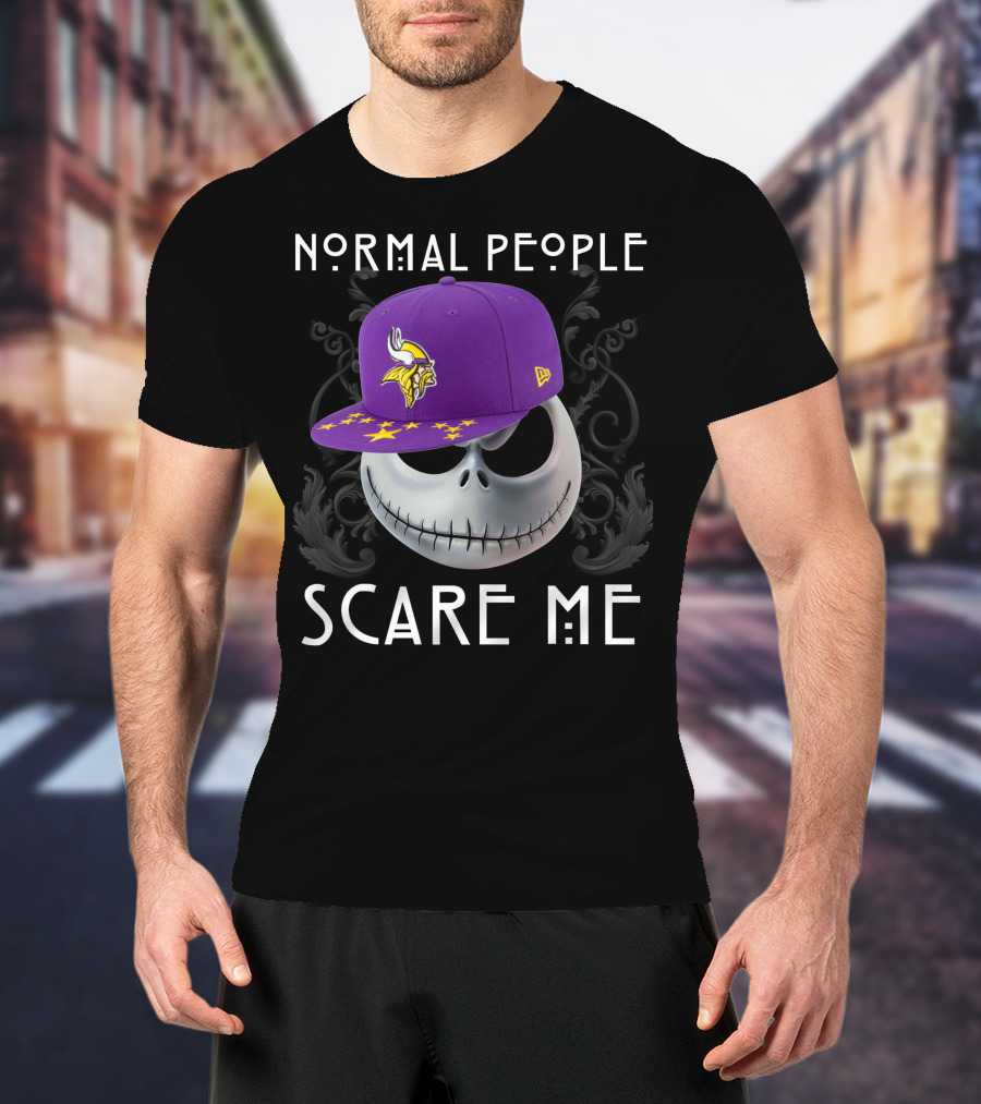 Normal People Scare ME Jack Vikings T-Shirt