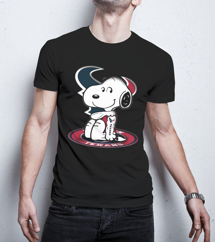 Houston Texans Snoopy Football Fan T-Shirt