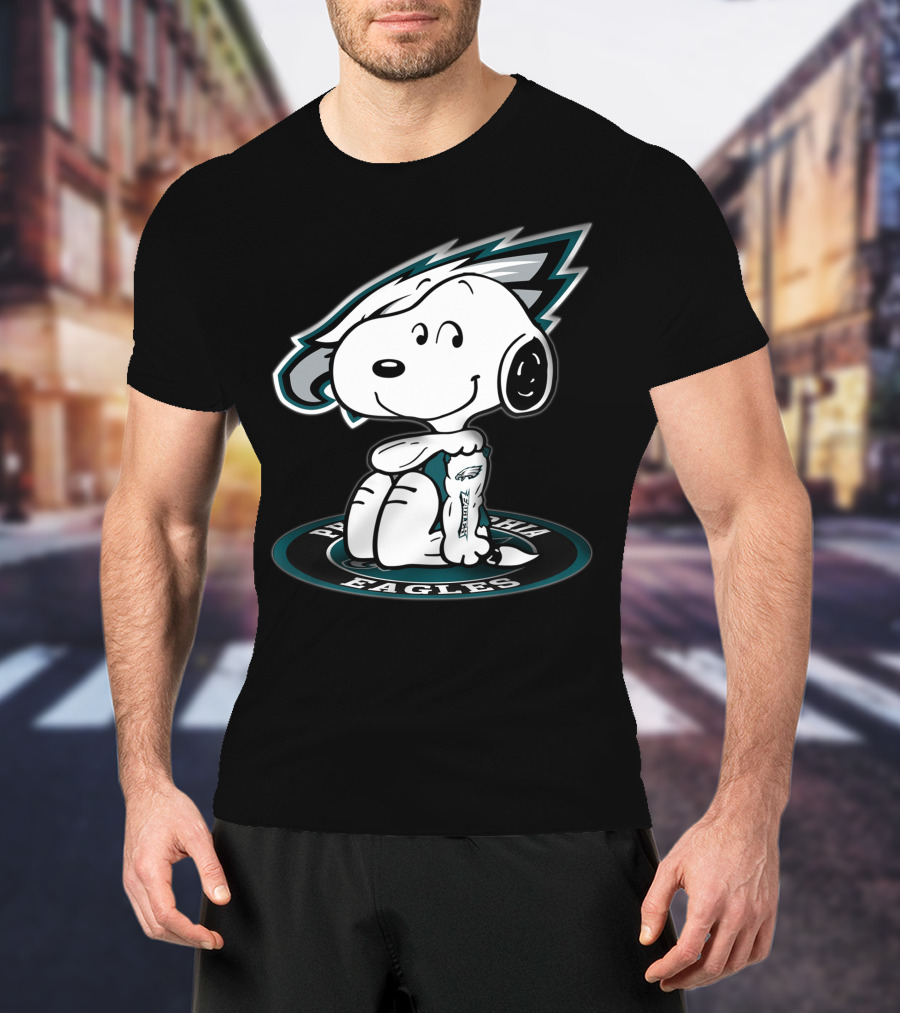 Snoopy Tattoo Philadelphia Eagles T-Shirt