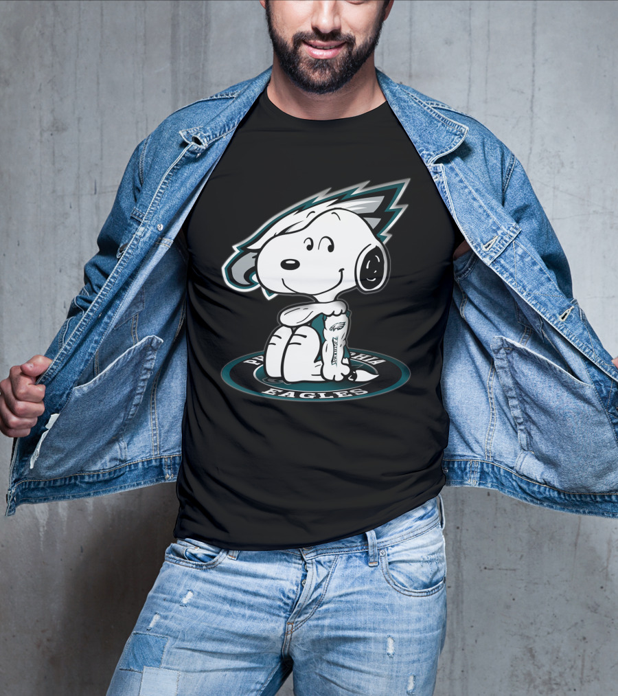 Snoopy Tattoo Philadelphia Eagles T-Shirt