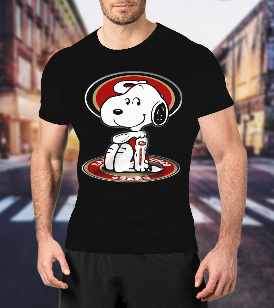 Snoopy San Francisco 49ers Football Fans T-Shirt