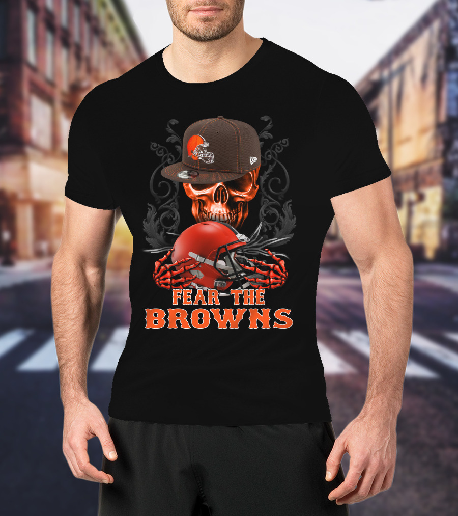 Fear The Browns Cleveland Browns Ds002-08 T-Shirt