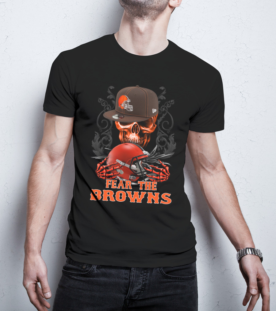 Fear The Browns Cleveland Browns Ds002-08 T-Shirt