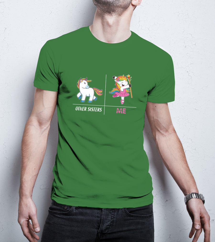 Other Sisters Me Cute Unicorn Ballerina T-Shirt
