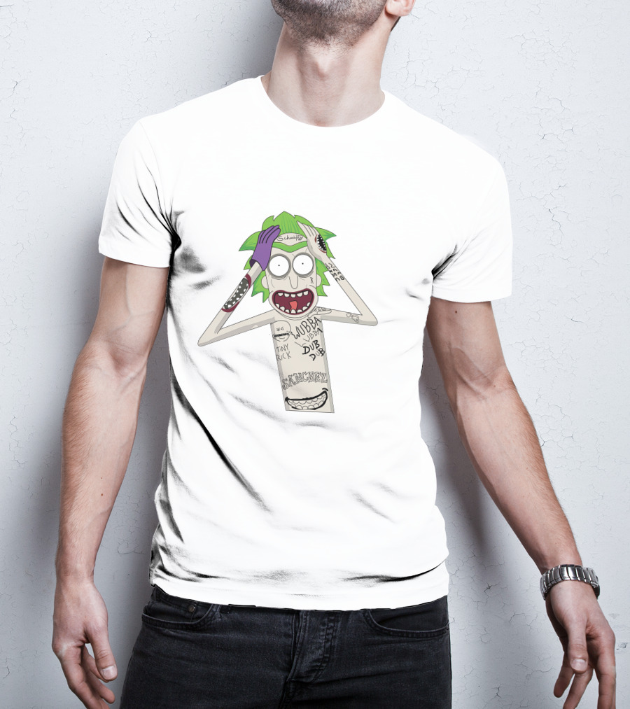 Rick Sanchez Wubba Lubba Dub Dub Joker Mashup T-Shirt