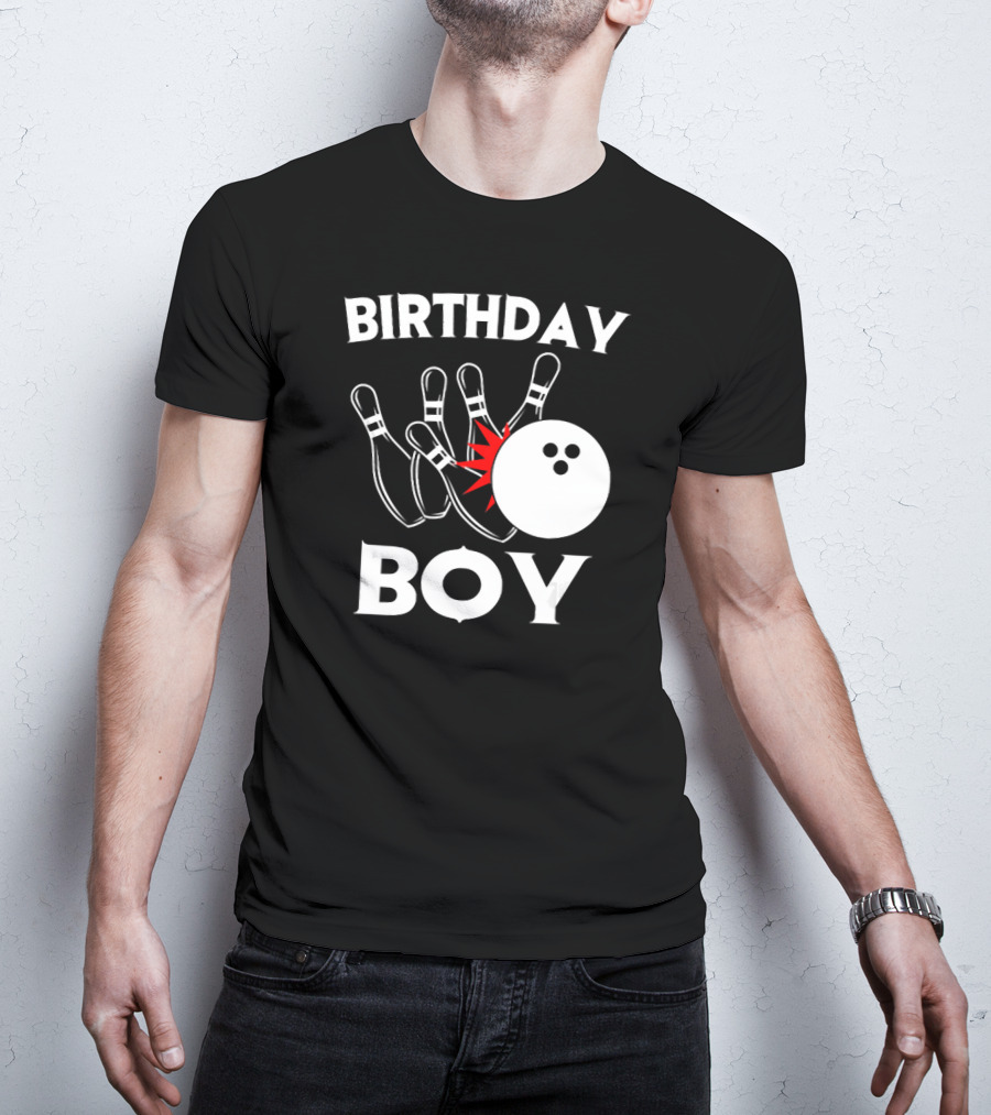 Birthday Boy Bowling Party Fun T-Shirt