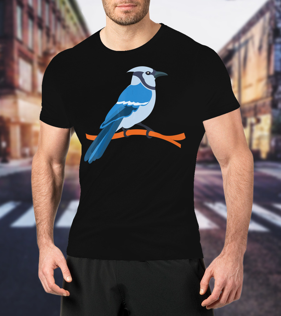 Cool Blue Jay Awesome Bird T-Shirt