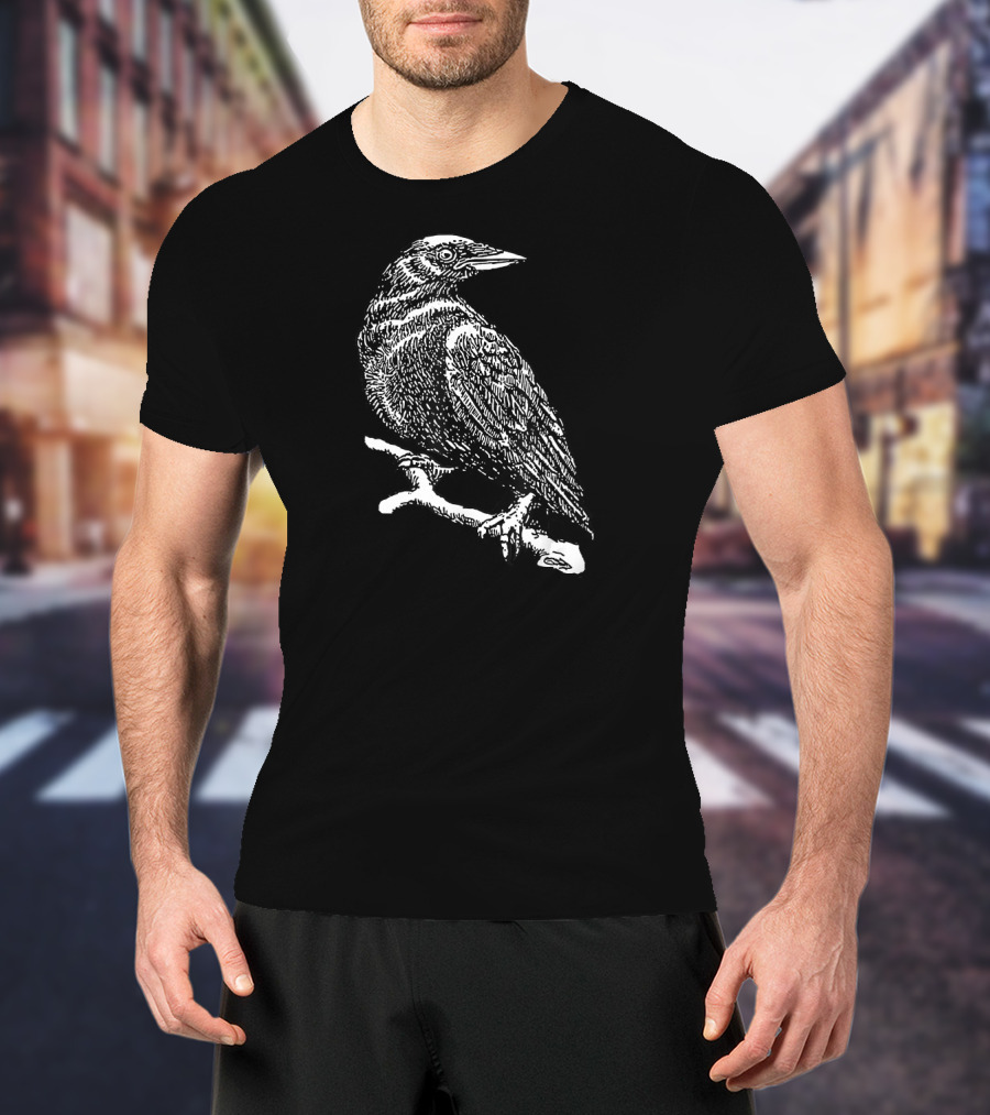 Crow Bird Birdwatching Nature T-Shirt