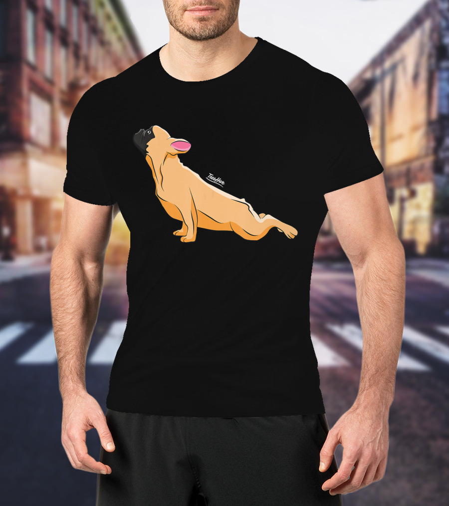 Cute French Bulldog Yoga Funny Bull Teeshine T-Shirt