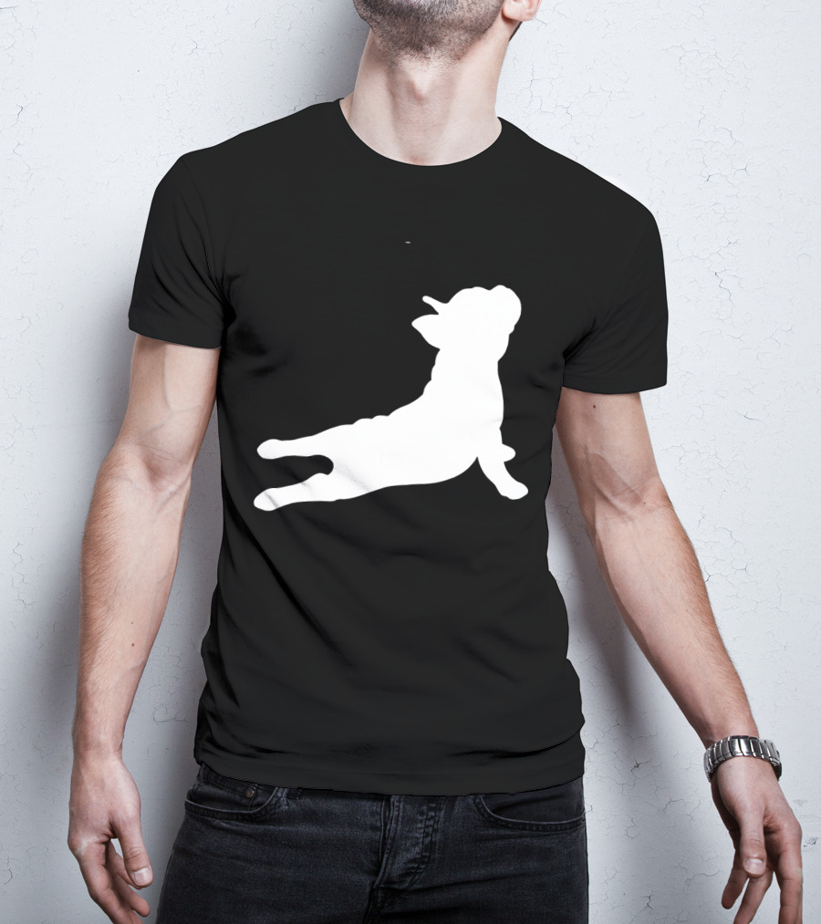 Funny French Bulldog Yoga Pose Cute French Bulldog T-Shirt