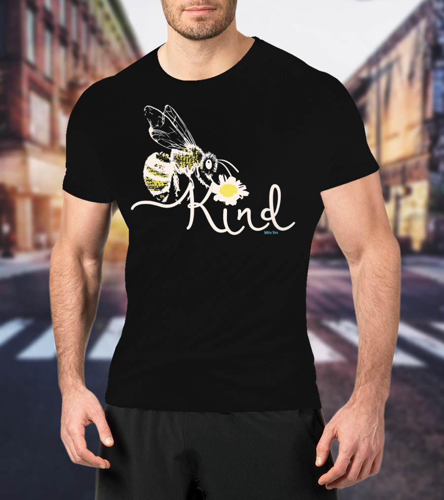 Bee Kind Flower By Minty T-Shirt
