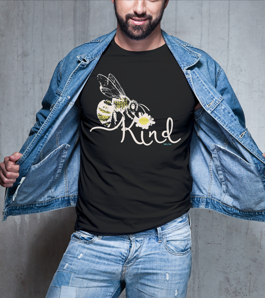 Bee Kind Flower By Minty T-Shirt