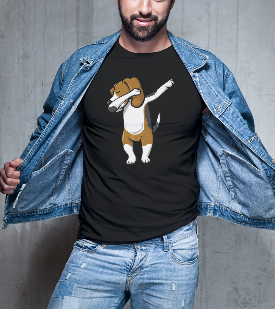 Dabbing Beagle Dog Cartoon Pose T-Shirt