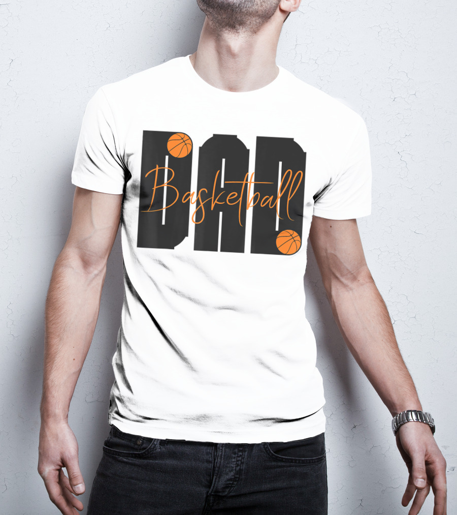 Dad Basketball Lover Father's Day Basketball T-Shirt