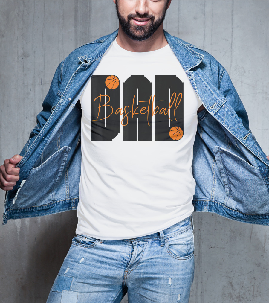 Dad Basketball Lover Father's Day Basketball T-Shirt