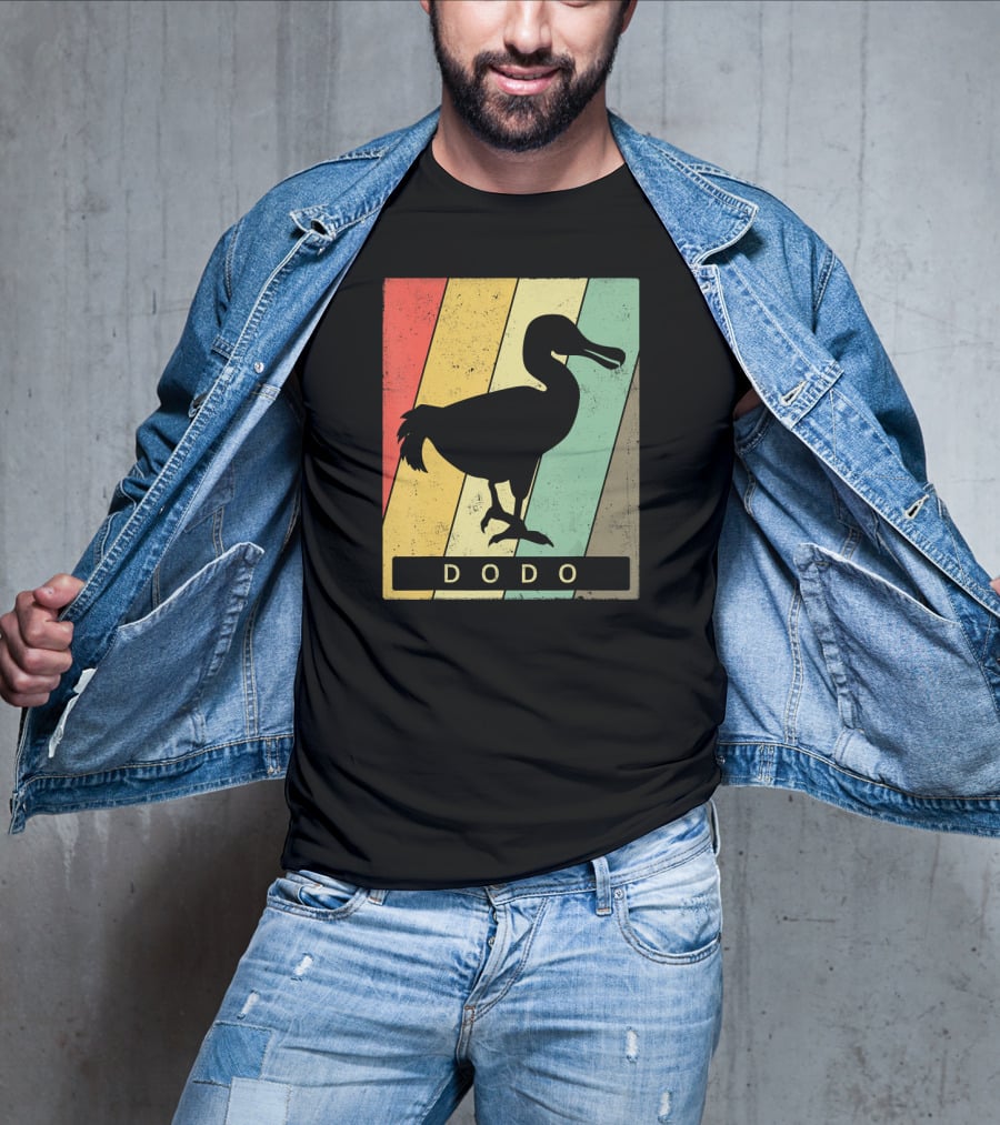 Dodo Bird Lover Vintage Dodo Retro Animal T-Shirt
