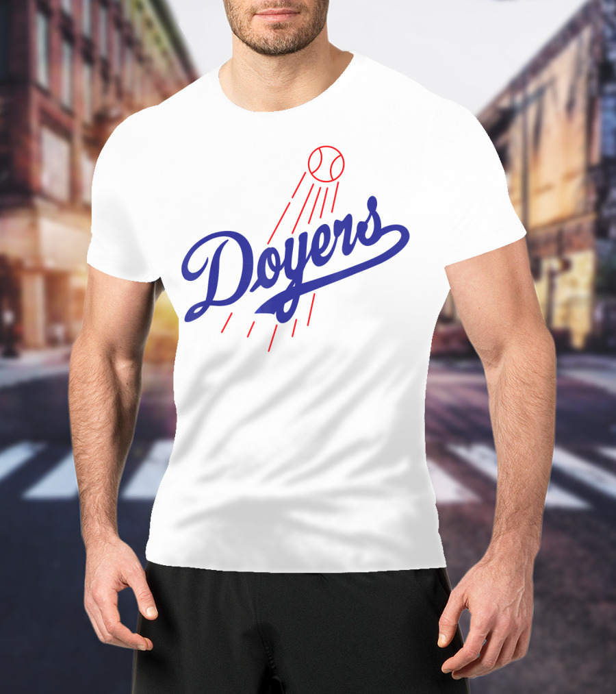 Doyers Baseball Regular Fit Script With Baseball T-Shirt