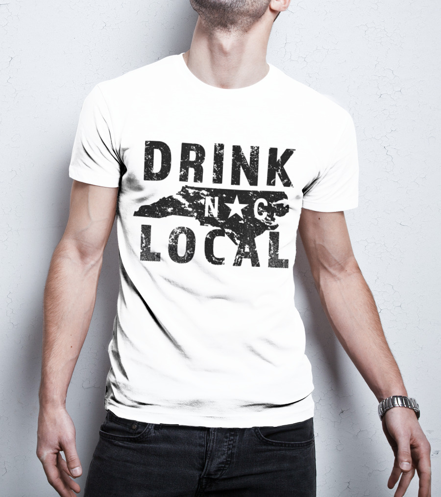 Drink Local NC North Carolina Craft Beer T-Shirt