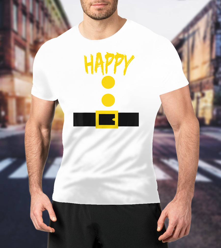 Happy Dwarf Costume Belt T-Shirt