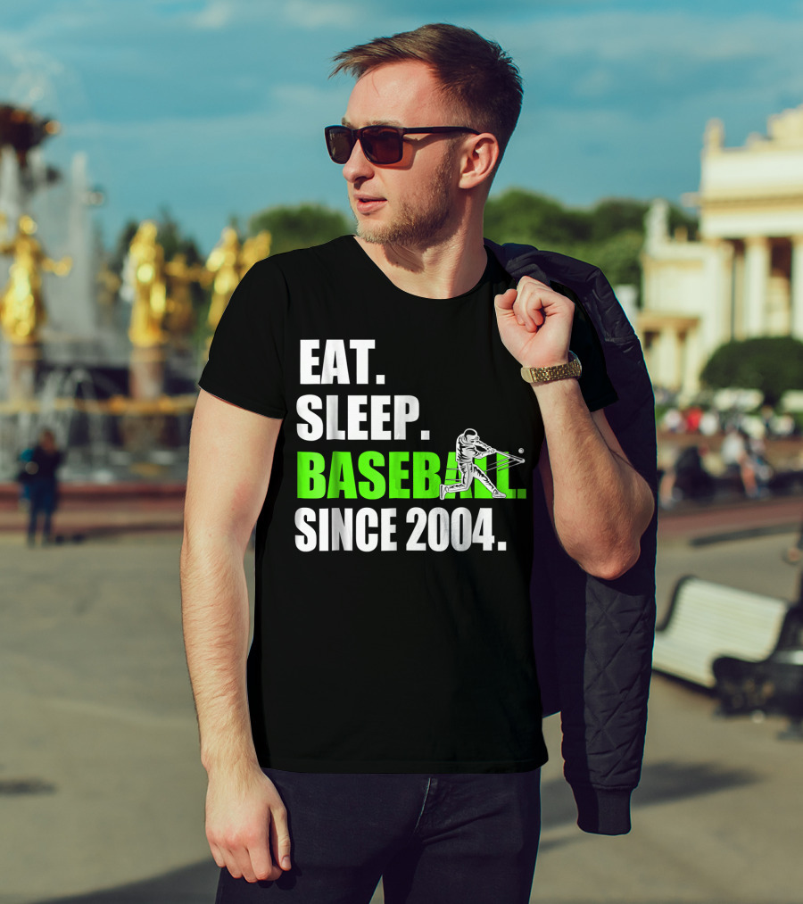 EAT SLEEP BASEBALL SINCE 2004 BATTER T-Shirt