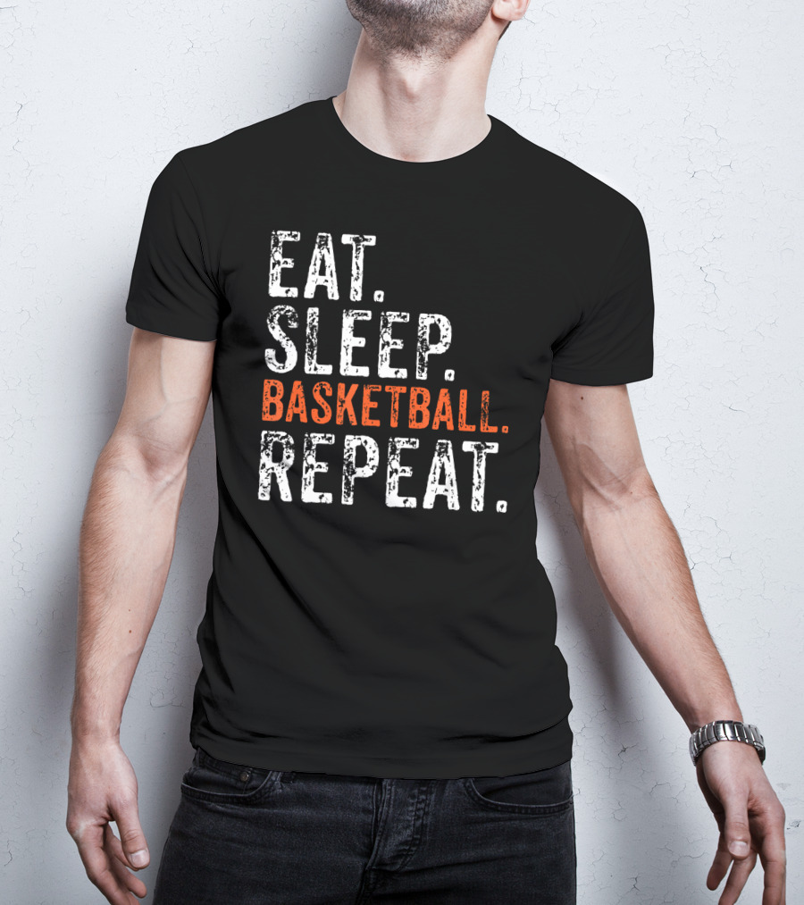 Eat Sleep Basketball Repeat Player T-Shirt