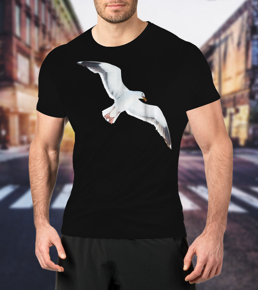 Majestic Flying Seagull For Seagull Lover T-Shirt