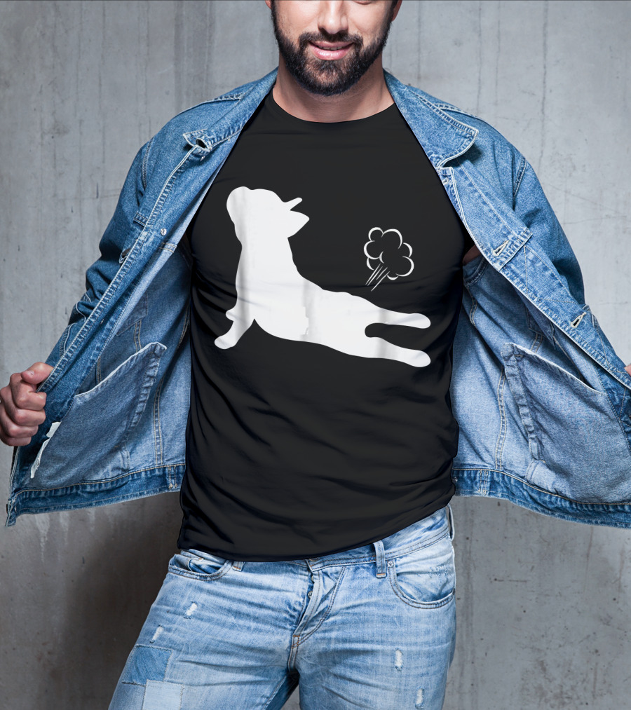 French Bulldog Yoga Exhale Pose Humor T-Shirt