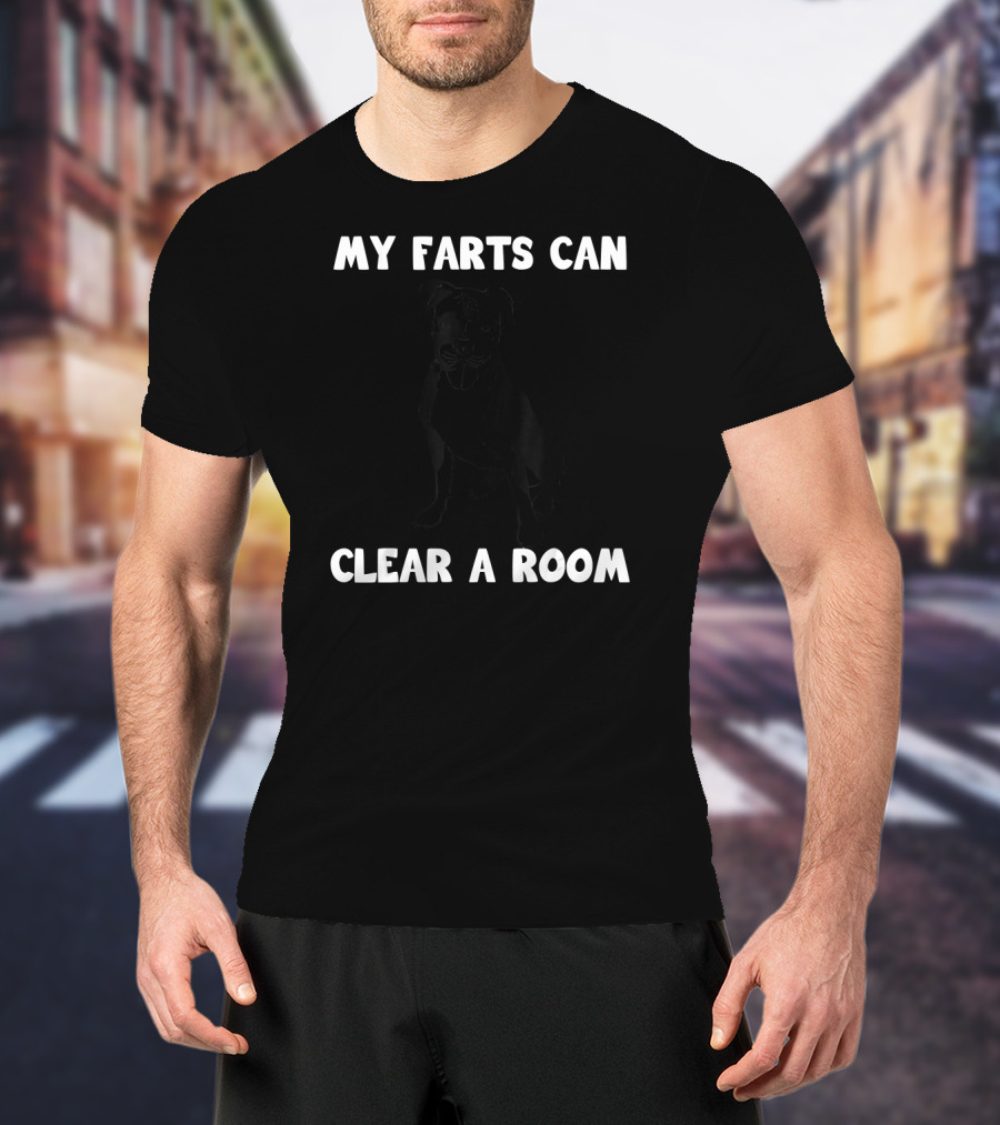 My Farts Can Clear A Room Boxer Dog T-Shirt