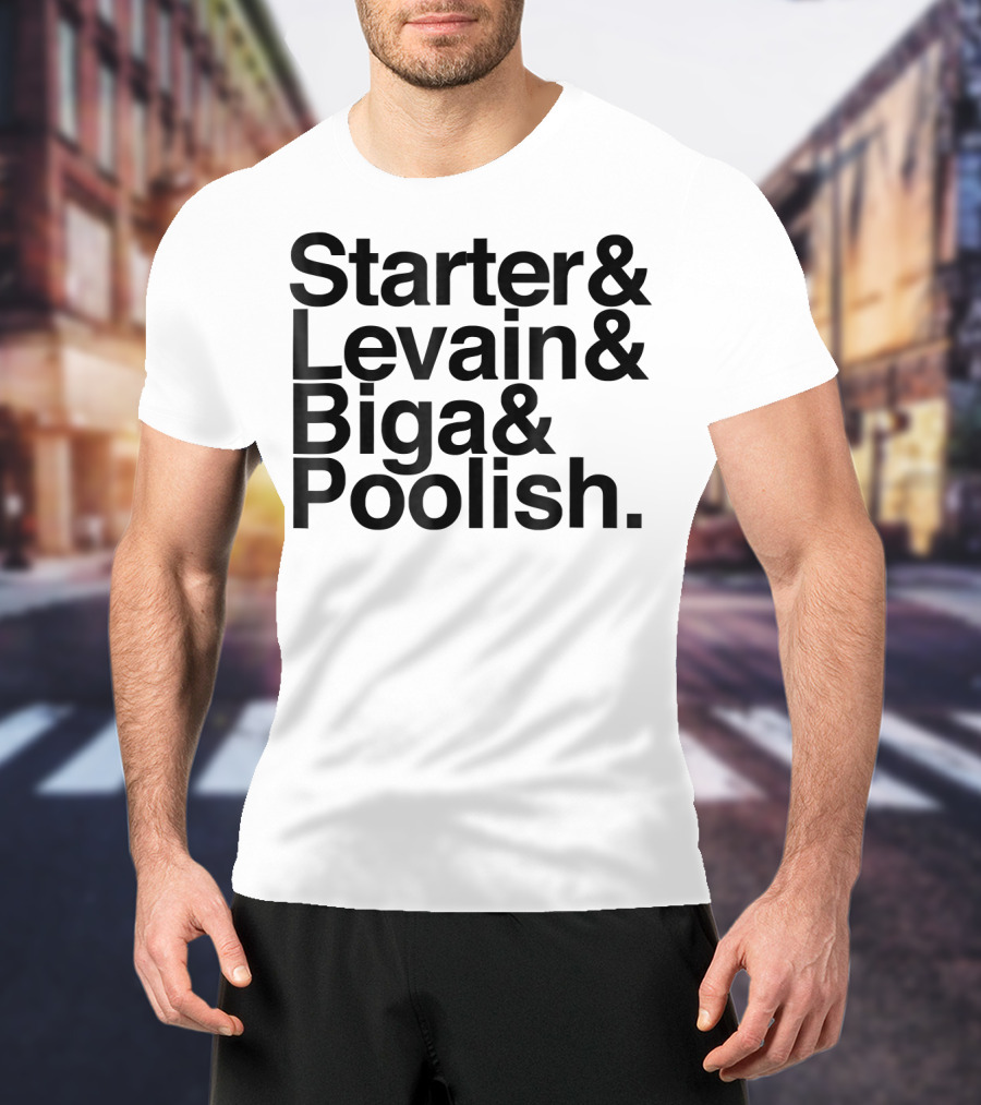 Starter Levain Biga Poolish Funny Sourdough T-Shirt