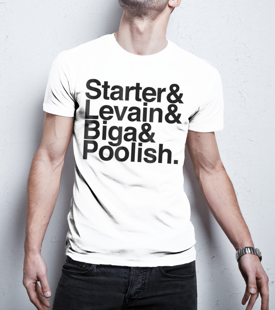 Starter Levain Biga Poolish Funny Sourdough T-Shirt