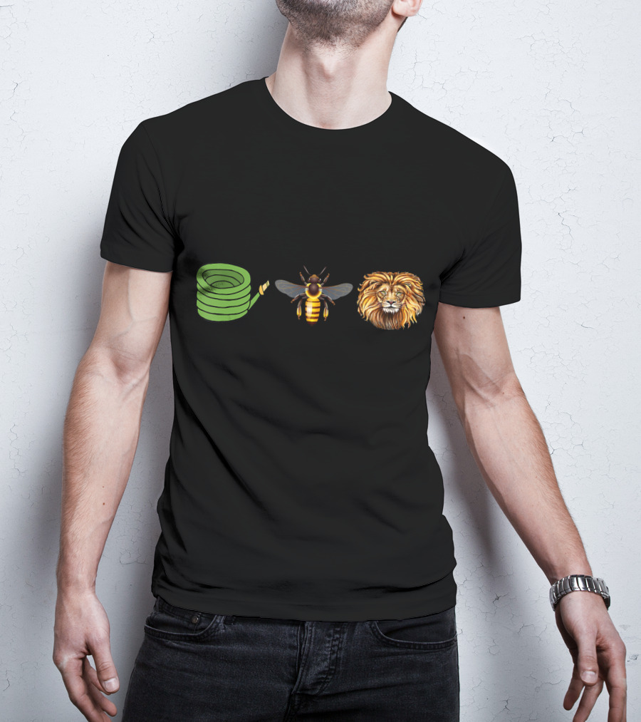 Hose Bee Lion Mane Emoji Sequence T-Shirt