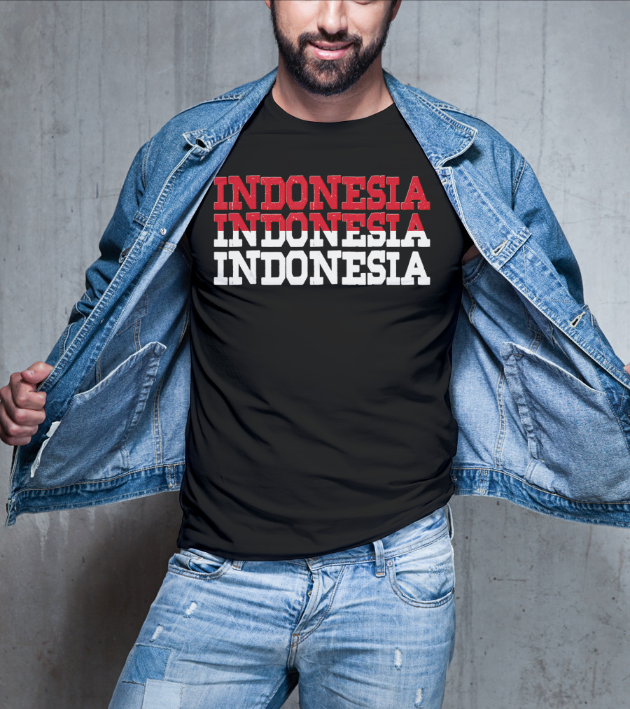 INDONESIA Indonesian Flag Lovers T-Shirt